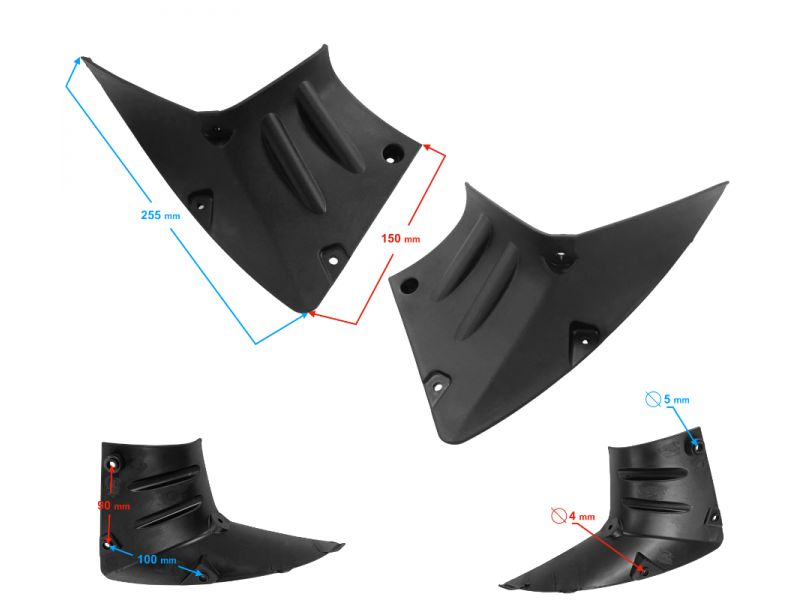 Fuel tank bottom Cover set for Street-R 125