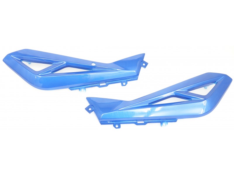 Cover right tank connector, blue Street-R 125