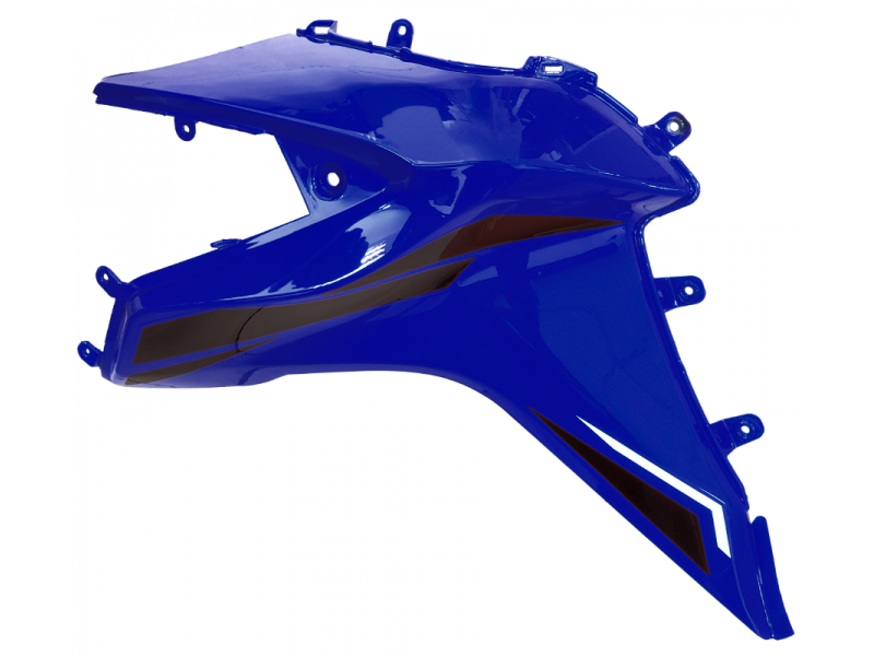 Fuel tank housing left blue GT 125