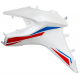 Fuel tank housing left white GT 125