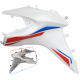 Fuel tank housing left white GT 125