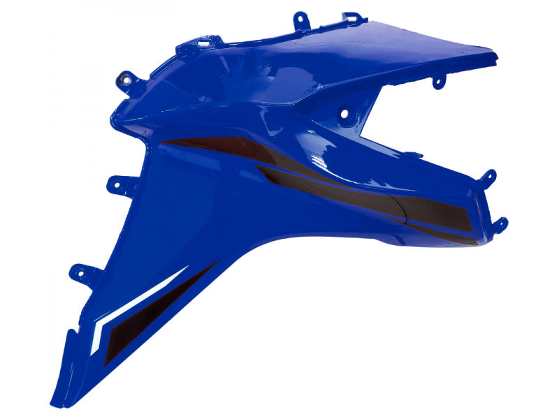 Fuel tank housing right blue GT 125