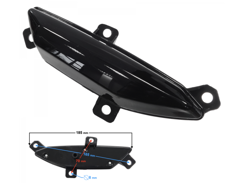Fuel tank housing upper left part 3 GT 125