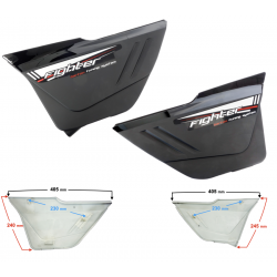 Side covers set for Fighter 2 black Side covers set for Fighter 2 black