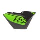 Right side cover, black-green, for Sprint 2 moped