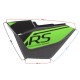 Left side cover, black-green, for Sprint 2 moped