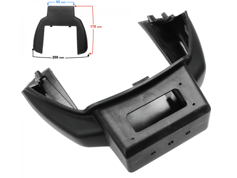 License plate lamp cover Volcano 50
