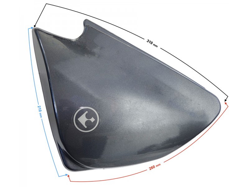Side left cover, graphite Volcano 50