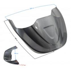 Headlamp cover, graphite Volcano 50