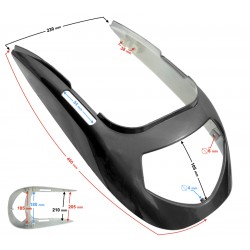 Rear cover, black Volcano 50 Rear cover, black Volcano 50