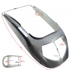 Rear cover, graphite Volcano 50 Rear cover, graphite Volcano 50