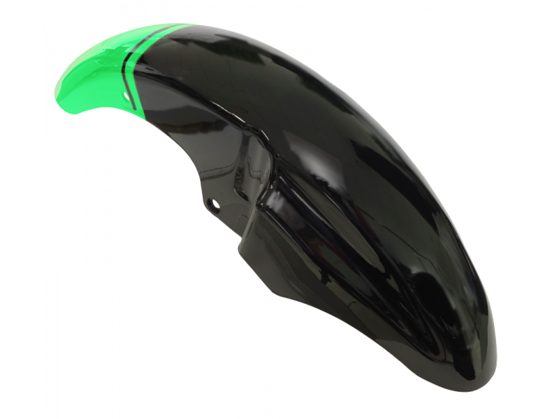 Cover - front fender black - green for moped Sprint 2