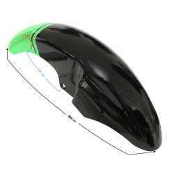 Cover - front fender black - green for moped Sprint 2 Cover - front fender black - green for moped Sprint 2