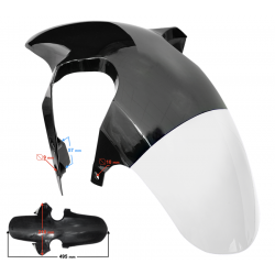 Housing - front fender black-white GT 125