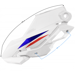 Headlamp Cover left part II 1 white GT 125 Headlamp Cover left part II 1 white GT 125