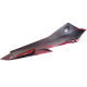 Headlamp Cover left part II 3 red GT 125