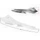 Headlamp Cover left part II 3 white GT 125