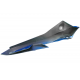 Headlamp Cover left part II 3 blue GT 125