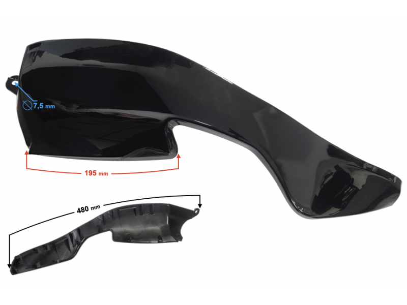 Tank Cover: front right GT 125