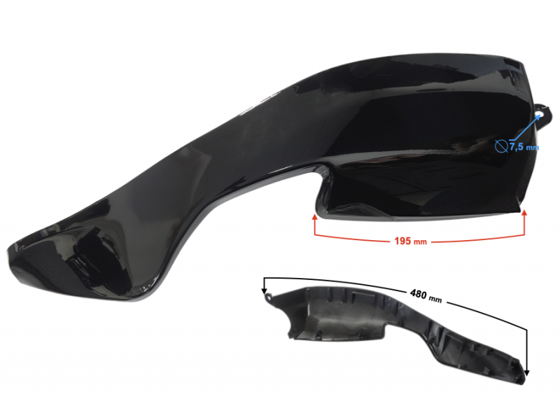 Tank Cover: front left GT 125