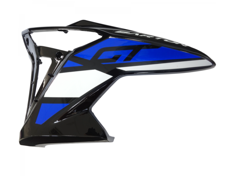 Fuel tank housing upper left blue GT 125