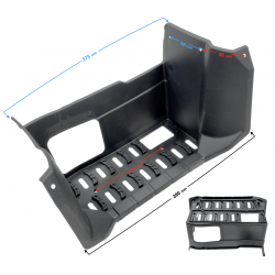 Platic left footrest cover ATV Force