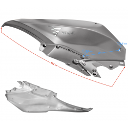 Fuel tank housing left grey VOGE 300DS