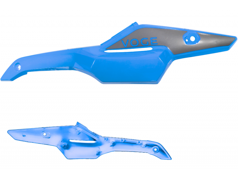 Fuel tank housing upper right blue VOGE 300 Rally