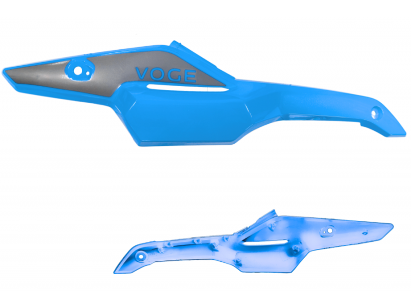Fuel tank housing upper left blue VOGE 300 Rally