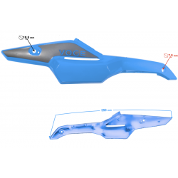 Fuel tank housing upper left blue VOGE 300 Rally Fuel tank housing upper left blue VOGE 300 Rally
