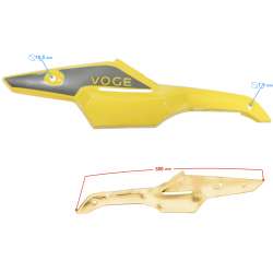 Fuel tank housing upper left yellow VOGE 300 Rally Fuel tank housing upper left yellow VOGE 300 Rally