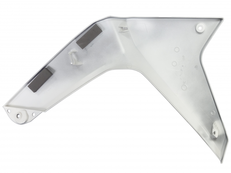 Fuel tank housing lower left blue VOGE 300 Rally