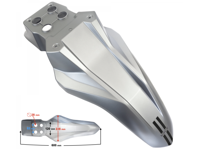 Front fender black VOGE 300 Rally