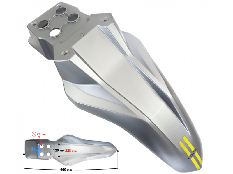 Front fender yellow VOGE 300 Rally