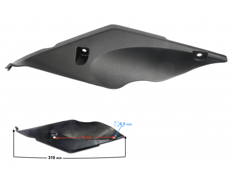 Fuel tank housing left middle part VOGE 125R