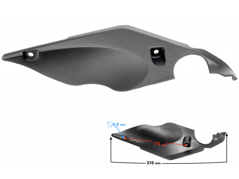 Fuel tank housing right middle part VOGE 125R
