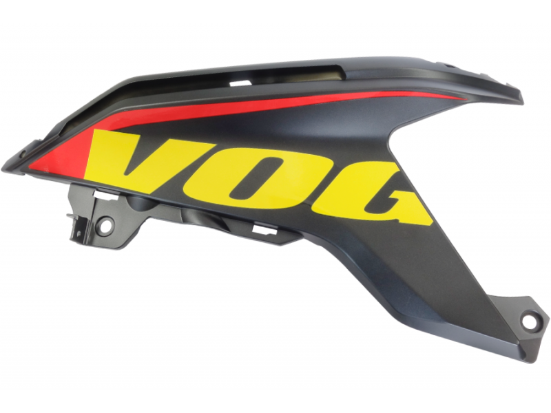 Fuel tank housing left black-yellow VOGE 125R
