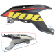 Fuel tank housing left black-yellow VOGE 125R