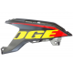 Fuel tank housing right black-yellow VOGE 125R
