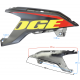 Fuel tank housing right black-yellow VOGE 125R