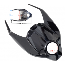 Fuel tank housing upper part black VOGE 125R Fuel tank housing upper part black VOGE 125R