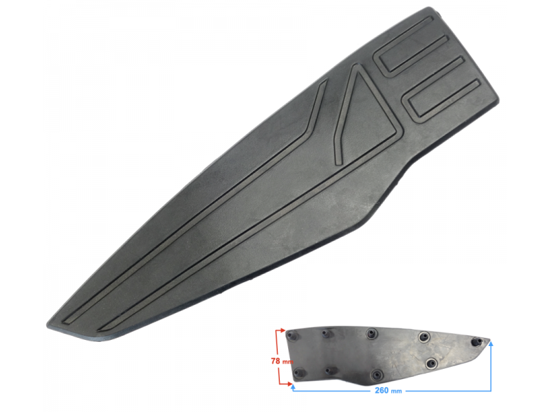 Footrest décor upper right VOGE SR125