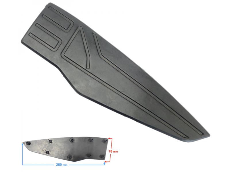 Footrest décor upper left VOGE SR125
