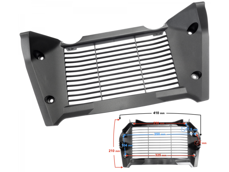 VOGE 525DSX radiator housing