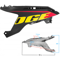 Fuel tank housing right black VOGE 125R