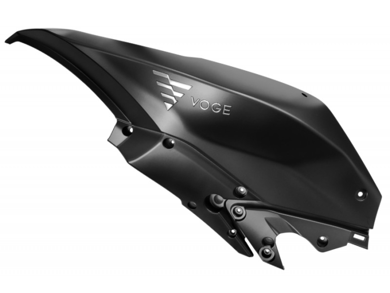 Left fuel tank cover, black VOGE 300DS