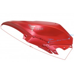 Left fuel tank cover , red VOGE 300DS