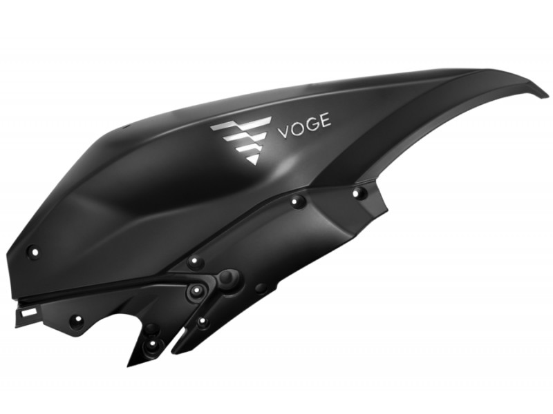 Right fuel tank cover, black VOGE 300DS