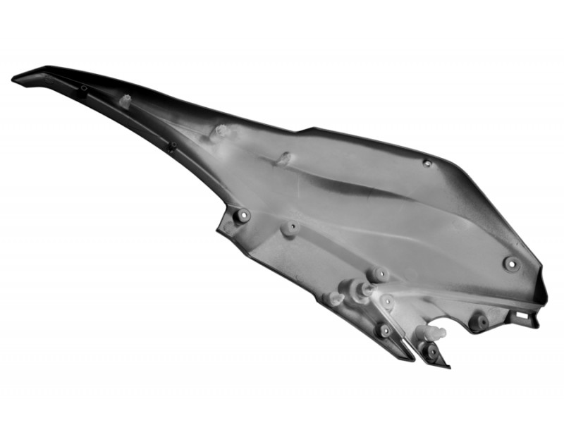 Right fuel tank cover, black VOGE 300DS