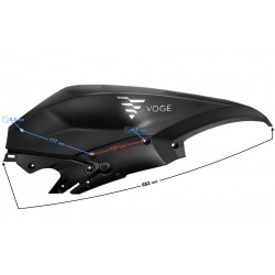 Right fuel tank cover, black VOGE 300DS